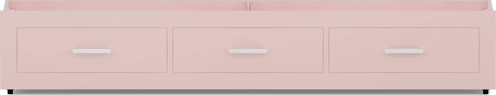 Kids Modern Colors Pink Twin Storage Trundle - Image 2