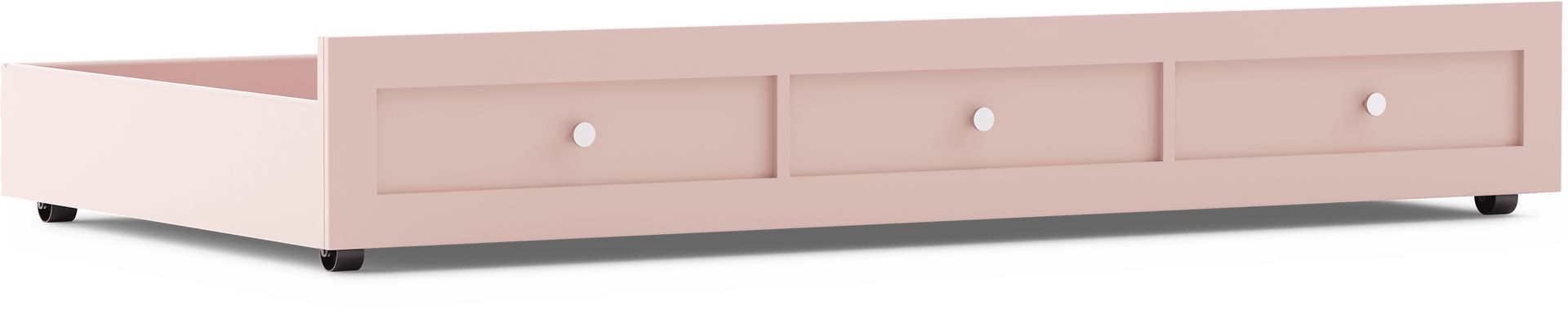 Kids Modern Colors Pink Twin Storage Trundle - Image 1
