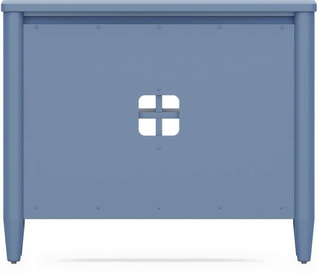 Kids Modern Colors Slate Blue 37" Bookcase - Thumbnail - Image 3
