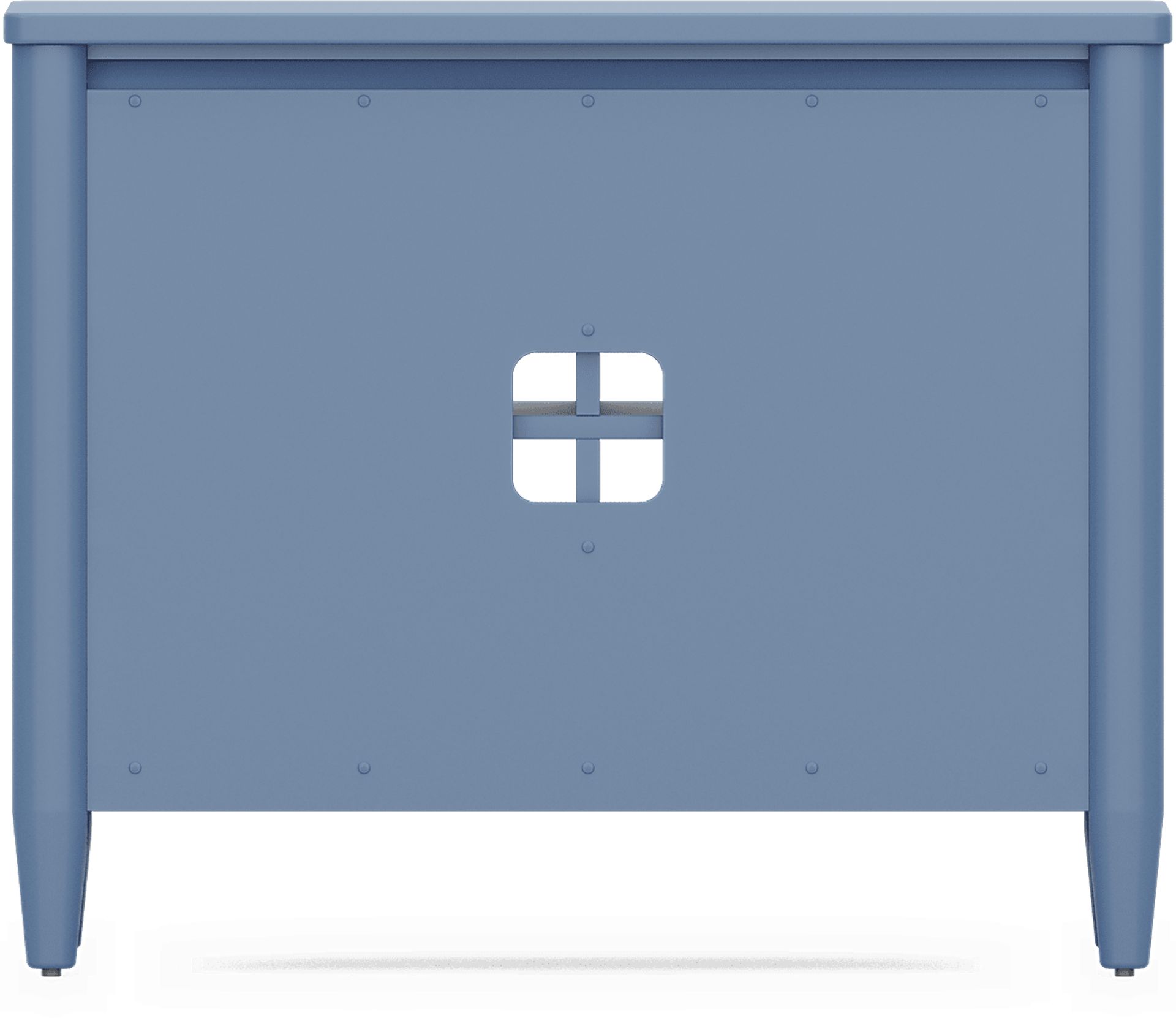 Kids Modern Colors Slate Blue 37" Bookcase - Image 3