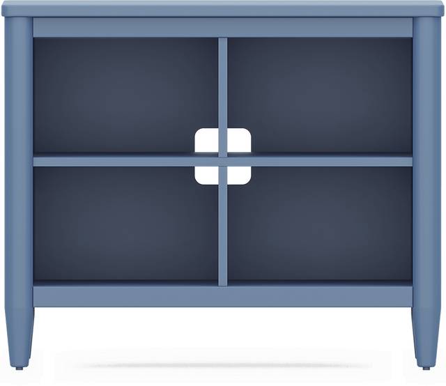 Kids Modern Colors Slate Blue 37" Bookcase - Thumbnail - Image 1