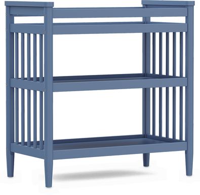 Kids Modern Colors Slate Blue Changing Table