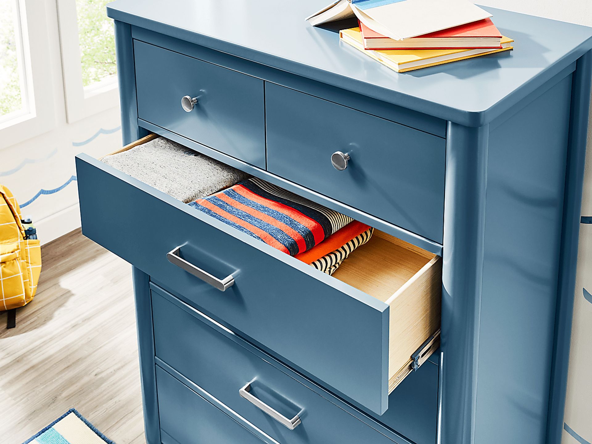 Kids Modern Colors Slate Blue Chest - Image 3