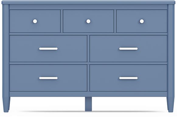 Kids Modern Colors Slate Blue Dresser