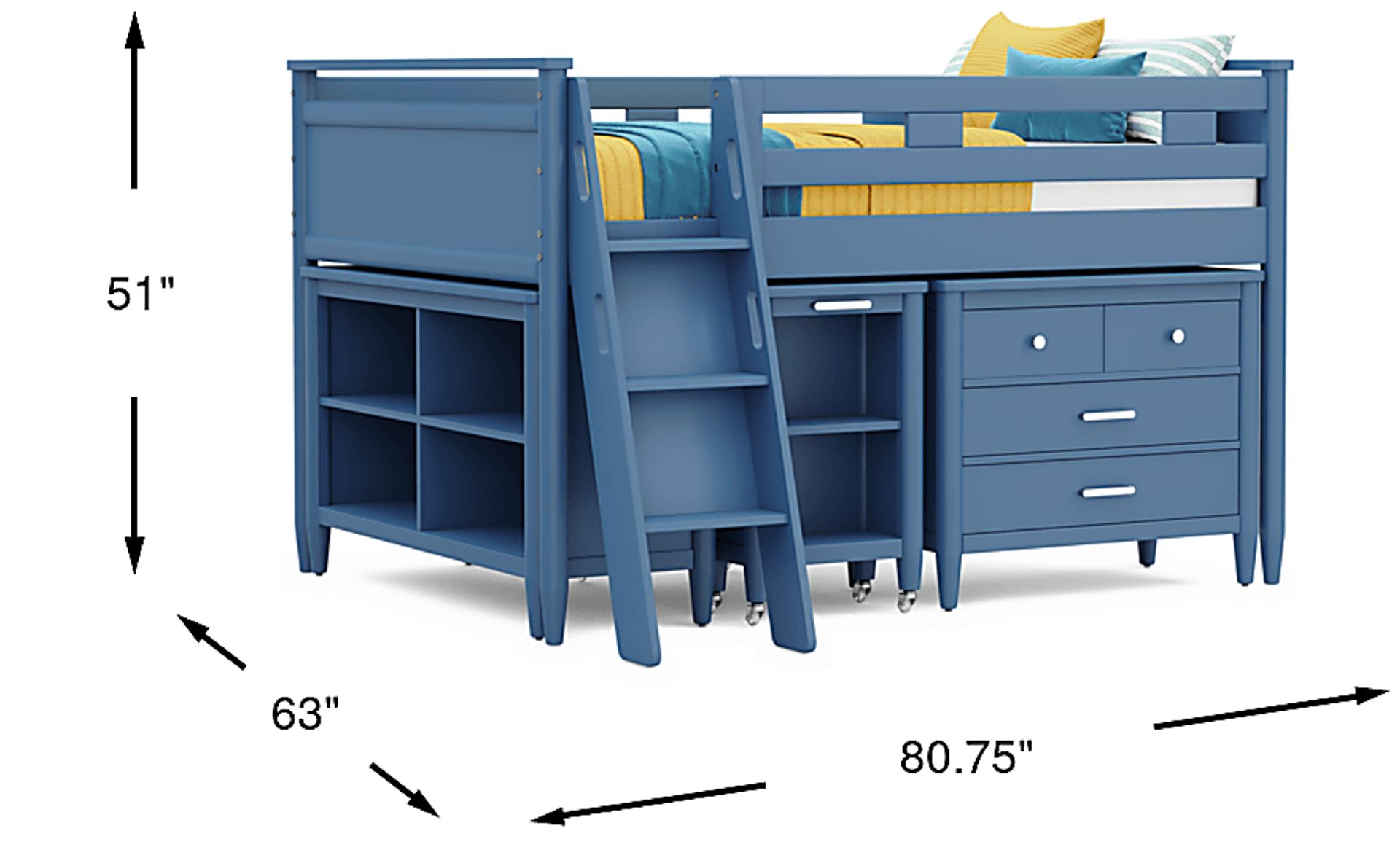 Dimension Image. Please refer to the Dimension Tab on this page for dimension details.