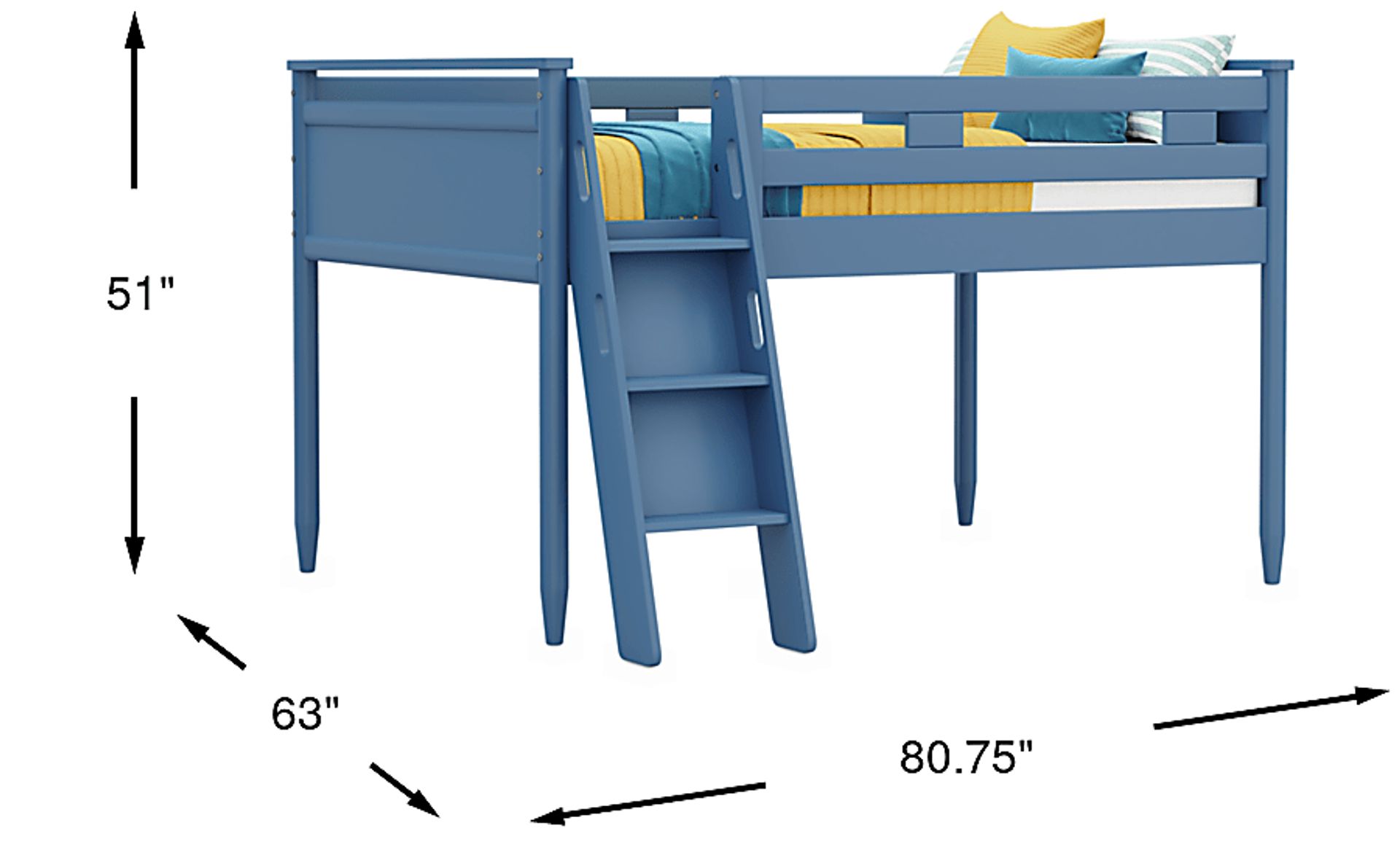 Dimension Image. Please refer to the Dimension Tab on this page for dimension details.
