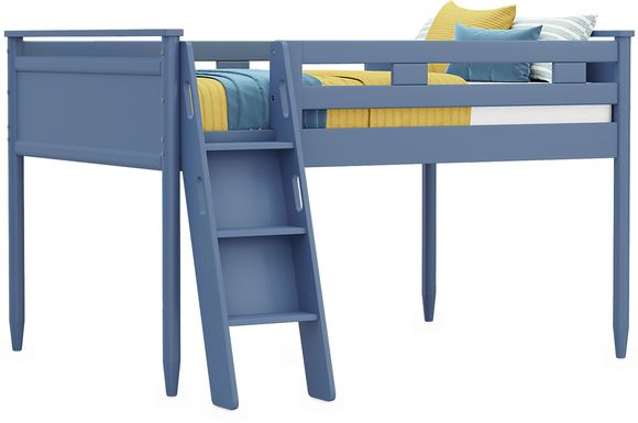 Kids Modern Colors Slate Blue Full Loft