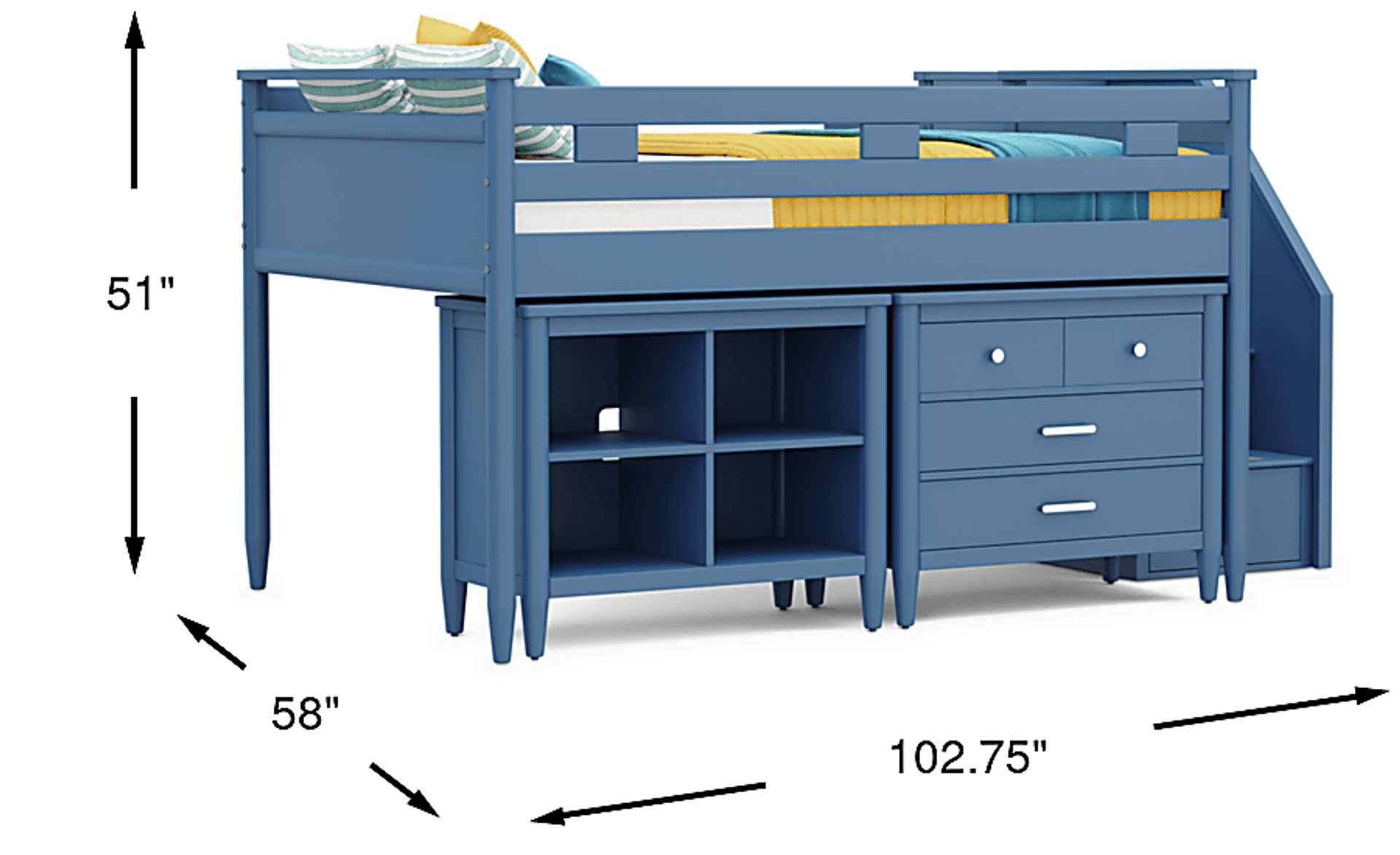 Dimension Image. Please refer to the Dimension Tab on this page for dimension details.