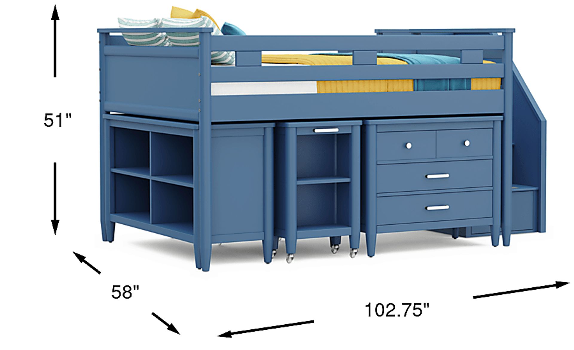 Dimension Image. Please refer to the Dimension Tab on this page for dimension details.