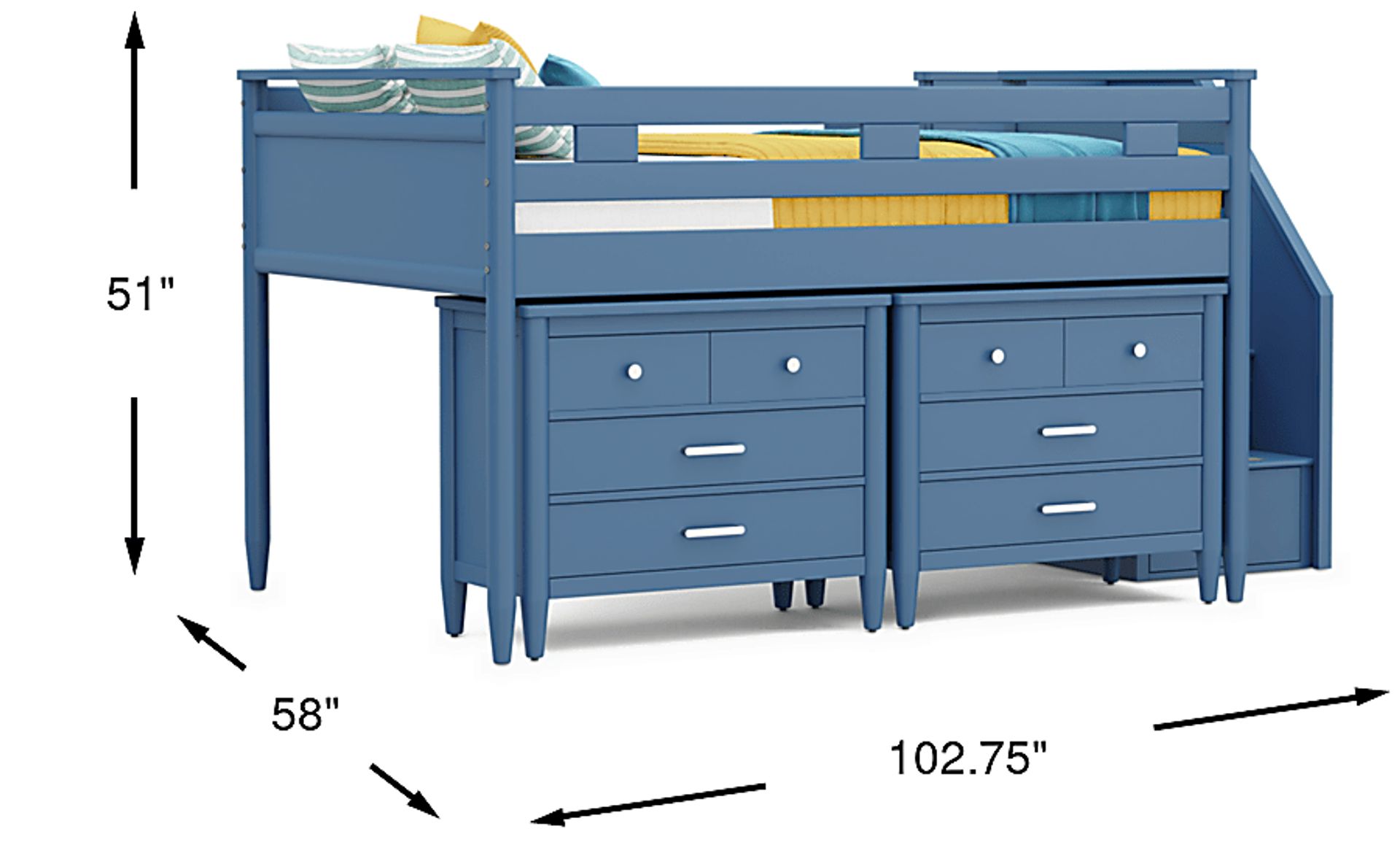 Dimension Image. Please refer to the Dimension Tab on this page for dimension details.