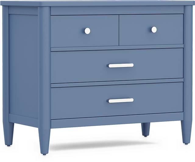 Kids Modern Colors Slate Blue Loft Chest - Thumbnail - Image 2
