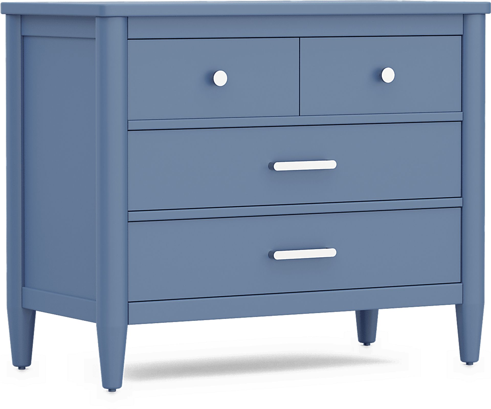 Kids Modern Colors Slate Blue Loft Chest - Image 2