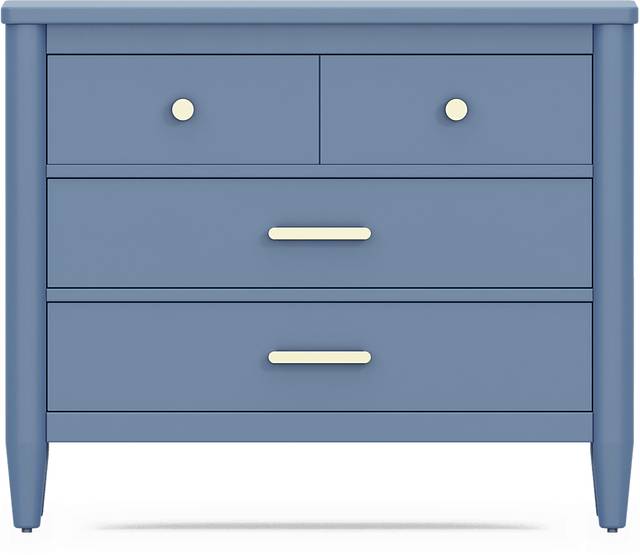 Kids Modern Colors Slate Blue Loft Chest - Thumbnail - Image 4