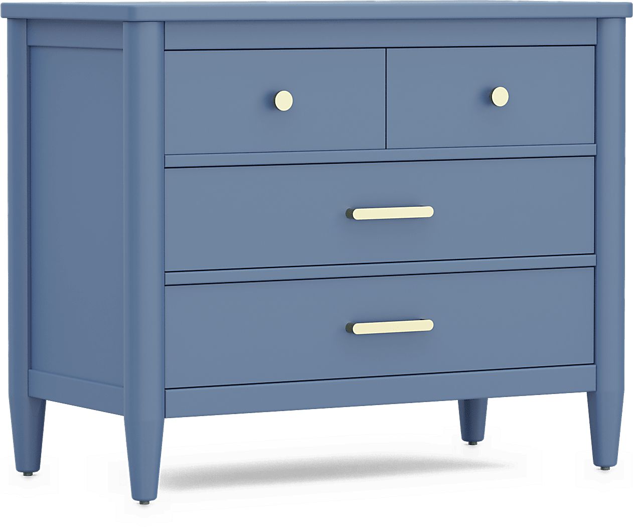 Kids Modern Colors Full Panel Bed - Thumbnail 2