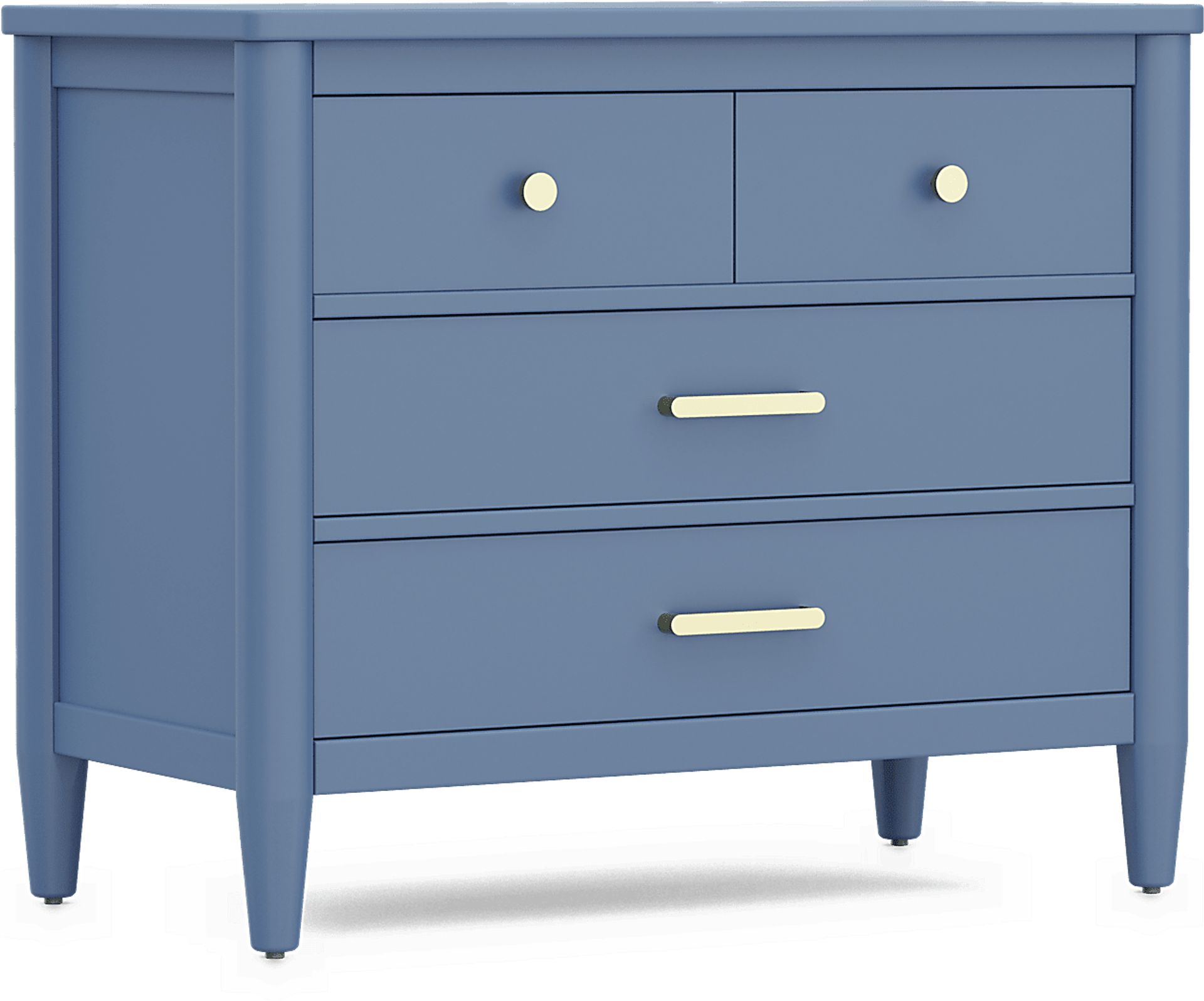 Kids Modern Colors Slate Blue Loft Chest - Image 5