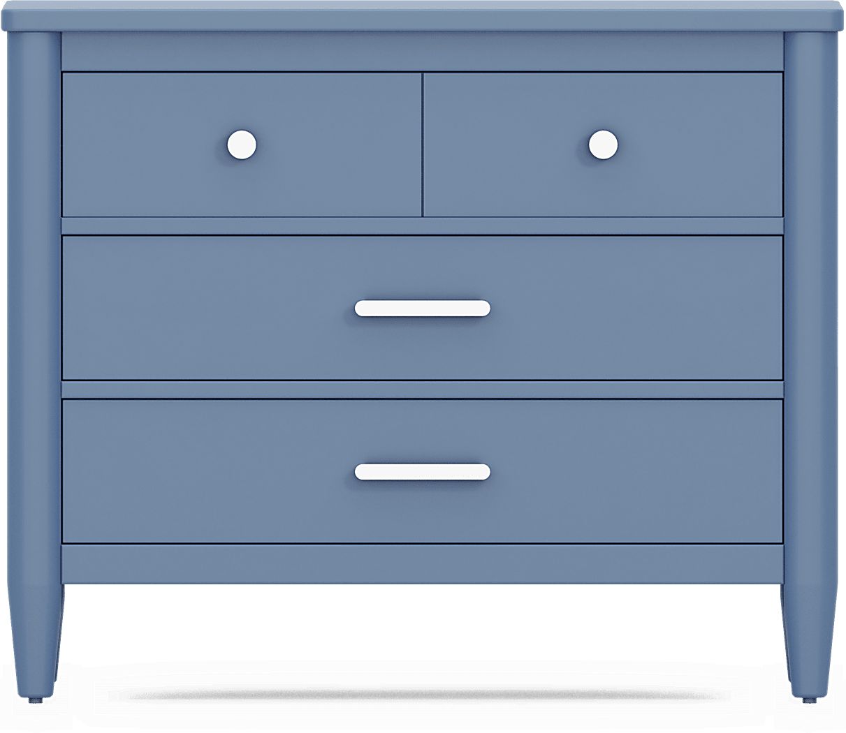 Kids Modern Colors Slate Blue Loft Chest
