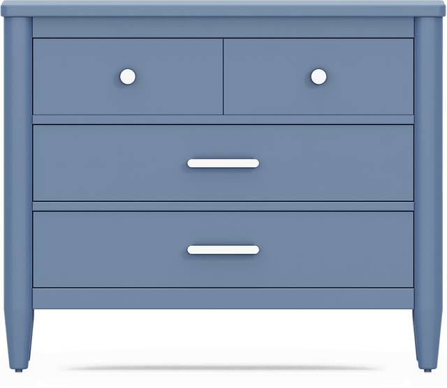 Kids Modern Colors Slate Blue Loft Chest - Thumbnail - Image 1