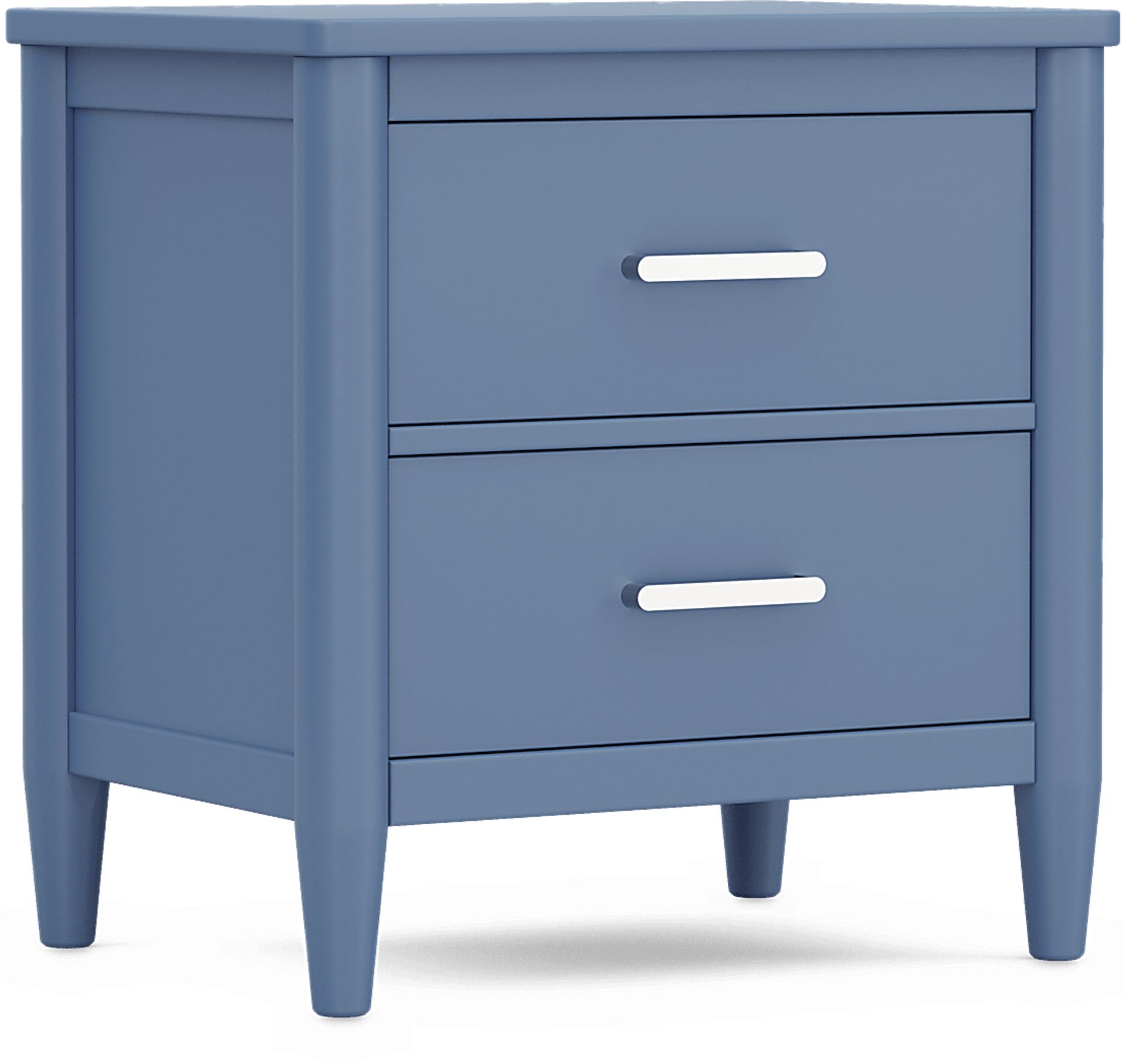 Kids Modern Colors Slate Blue Nightstand - Image 2