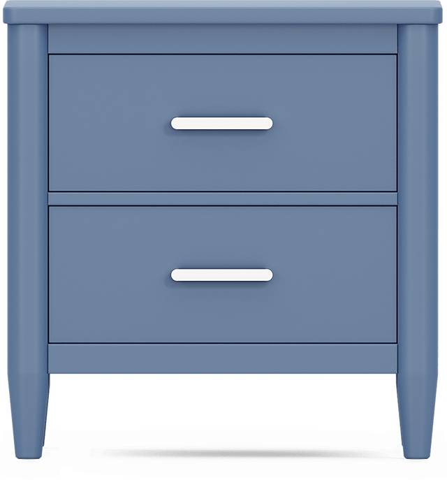 Kids Modern Colors Slate Blue Nightstand - Thumbnail - Image 1