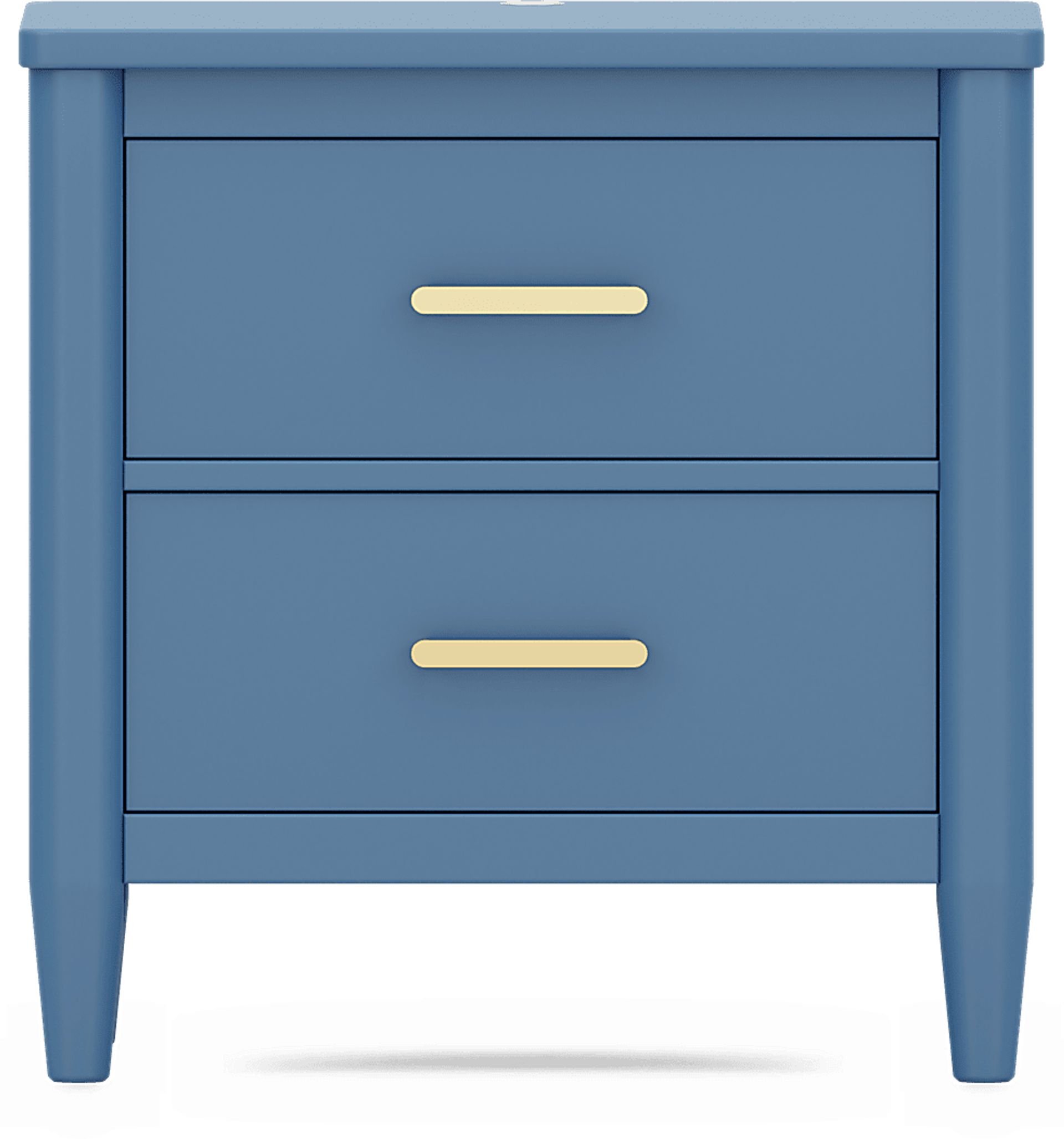 Kids Modern Colors Slate Blue Nightstand - Image 3