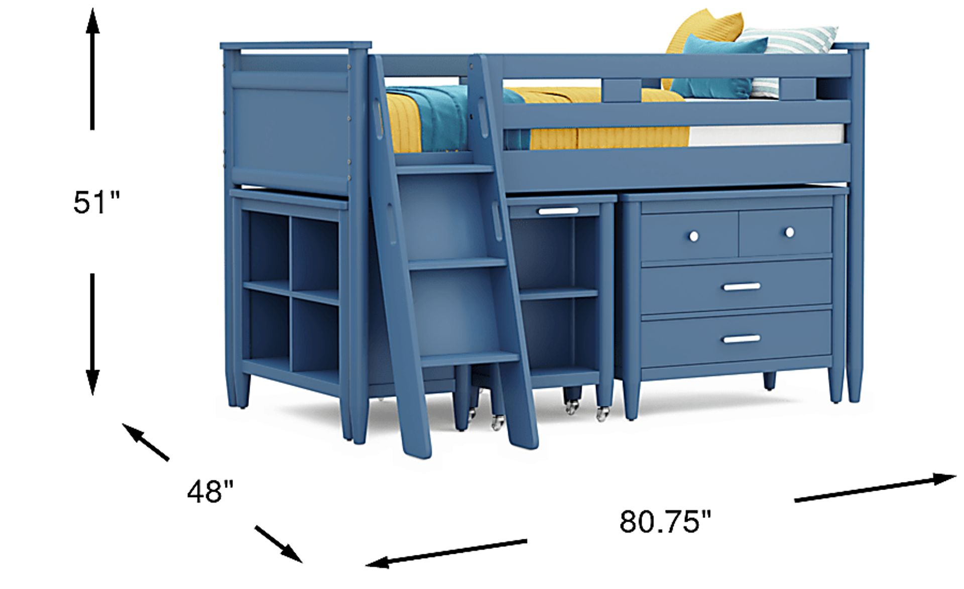 Dimension Image. Please refer to the Dimension Tab on this page for dimension details.