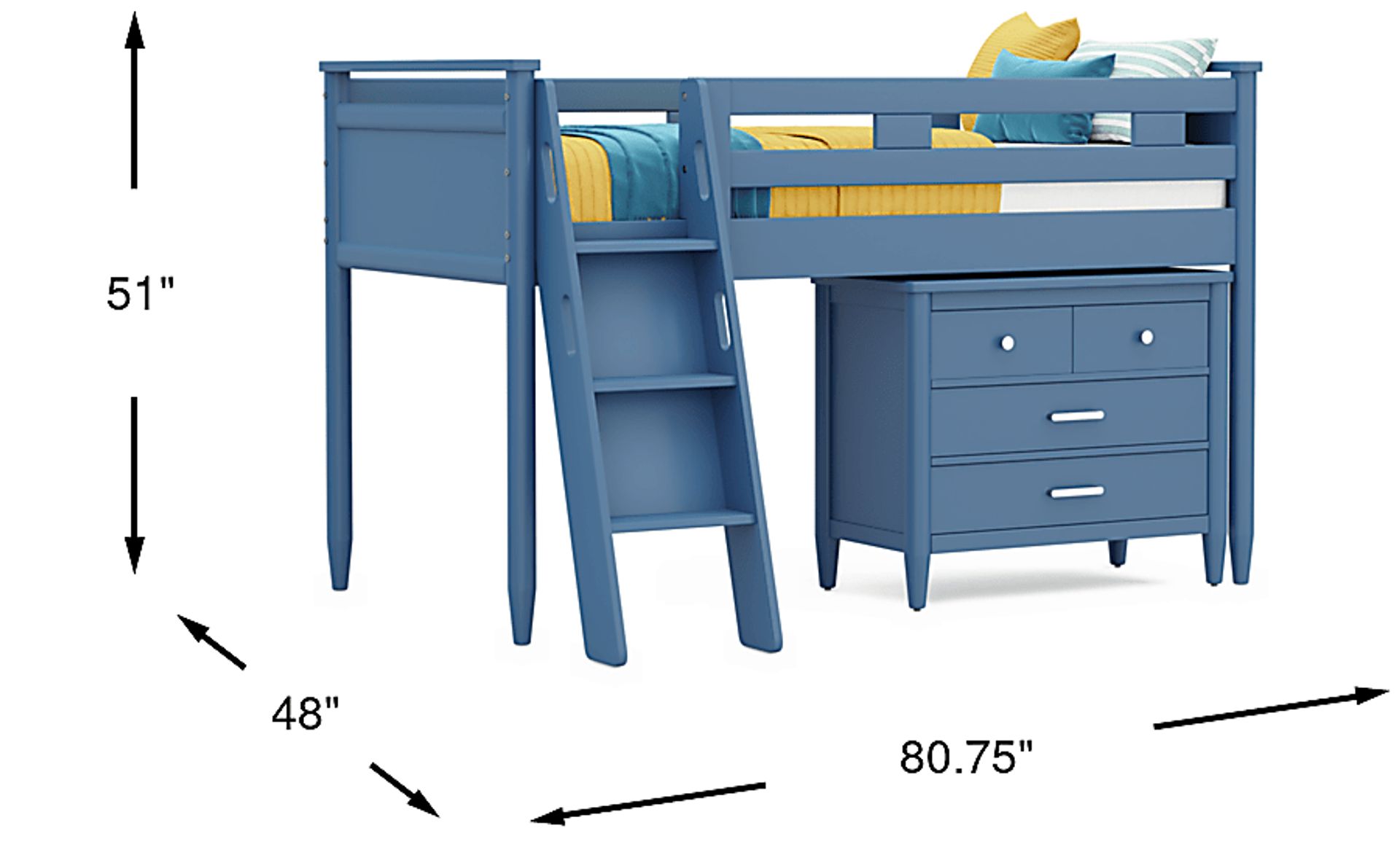 Dimension Image. Please refer to the Dimension Tab on this page for dimension details.