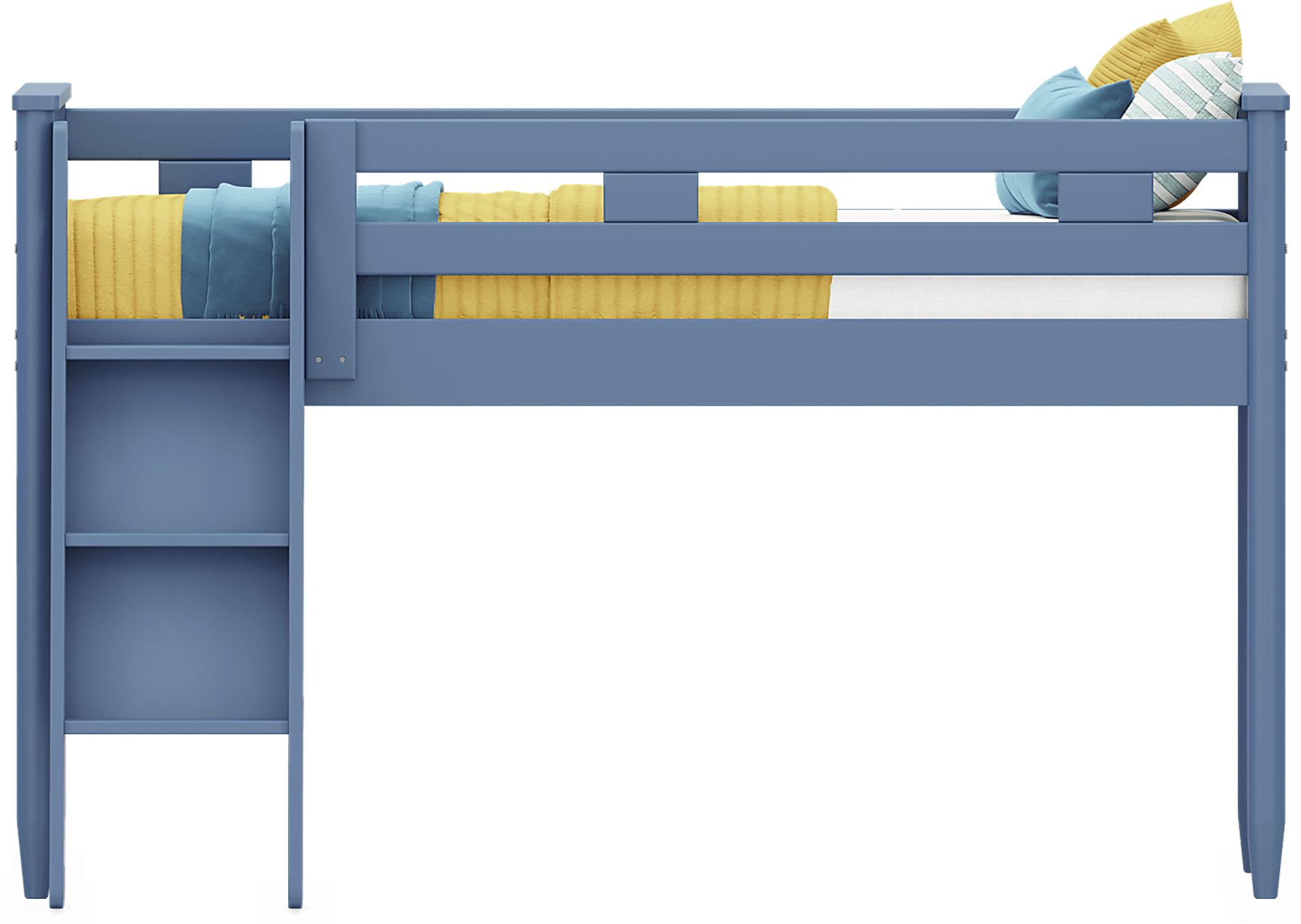 Kids Modern Colors Slate Blue Twin Loft - Image 2