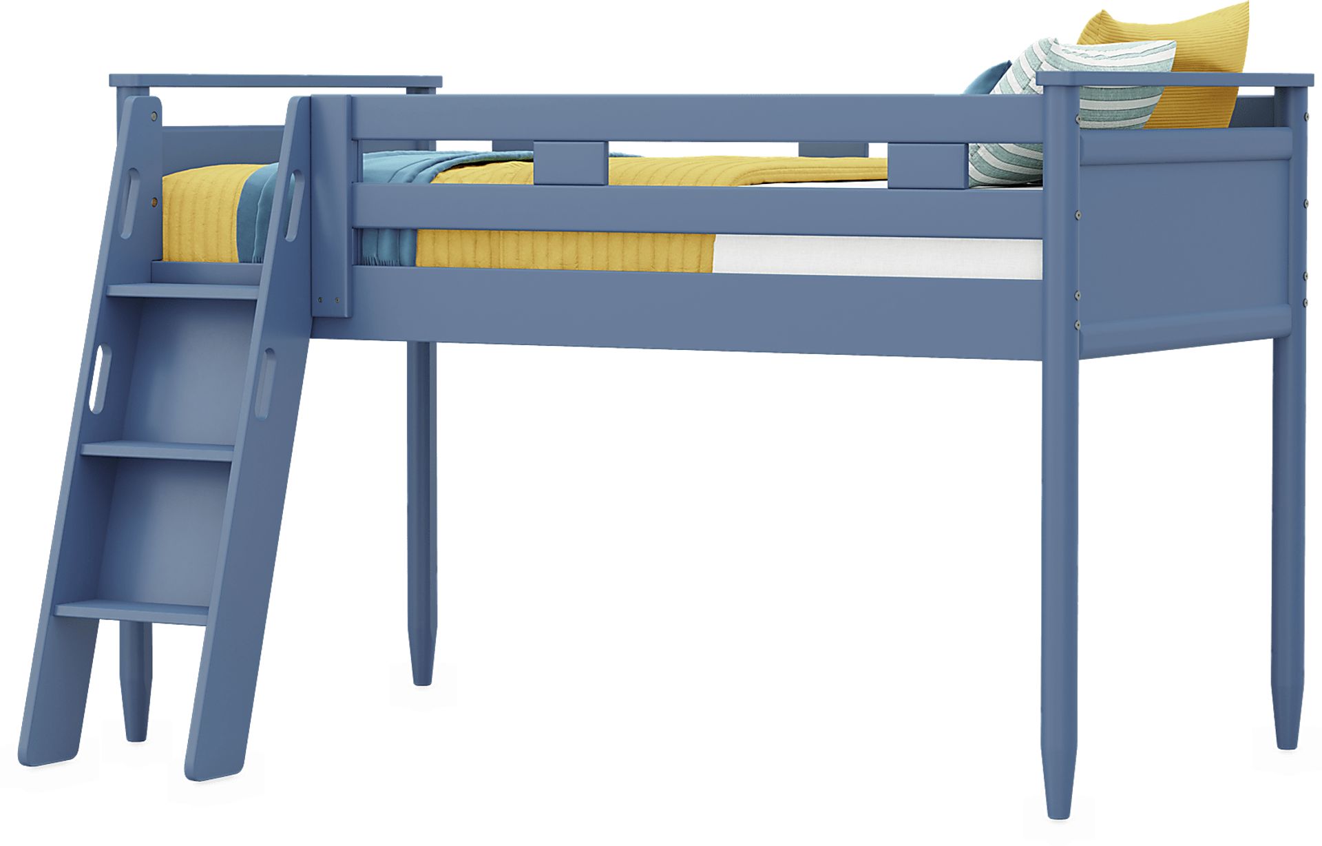 Kids Modern Colors Slate Blue Twin Loft - Image 3