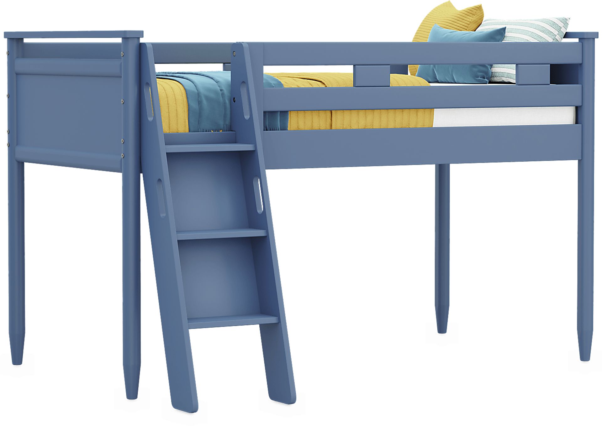 Kids Modern Colors Slate Blue Twin Loft - Image 1