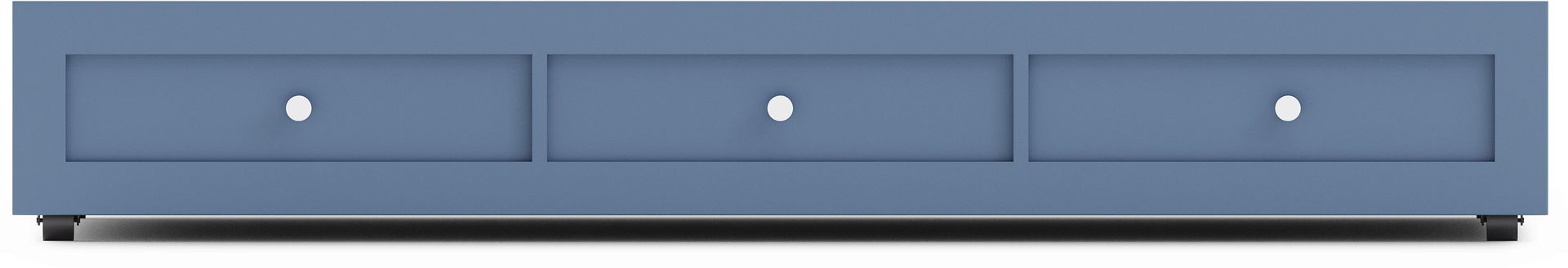 Kids Modern Colors Slate Blue Twin Storage Trundle - Image 2