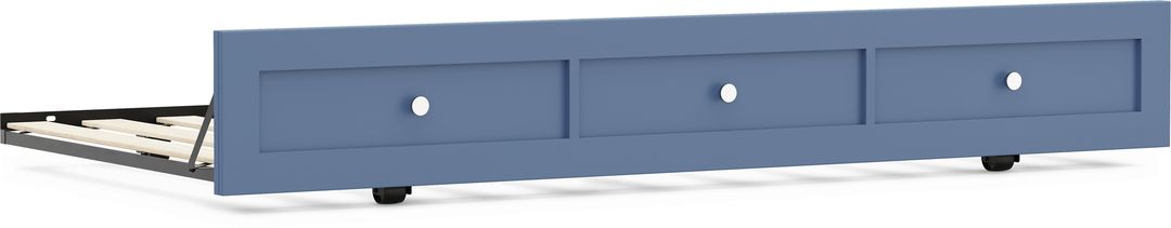 Kids Modern Colors Slate Blue Twin Trundle