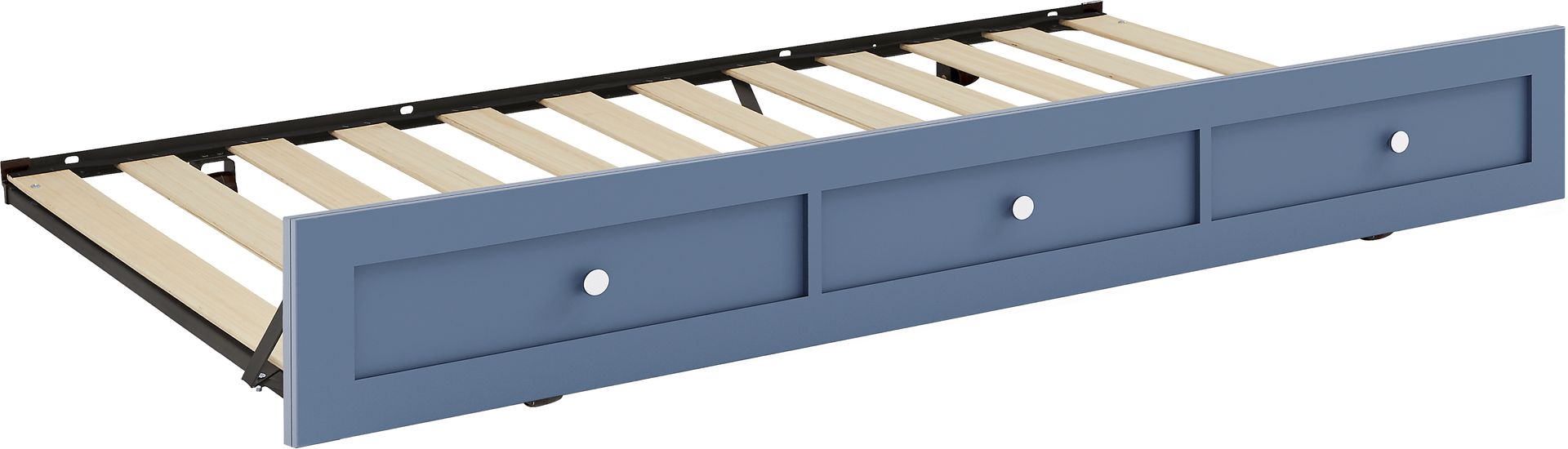 Kids Modern Colors Slate Blue Twin Trundle - Image 1