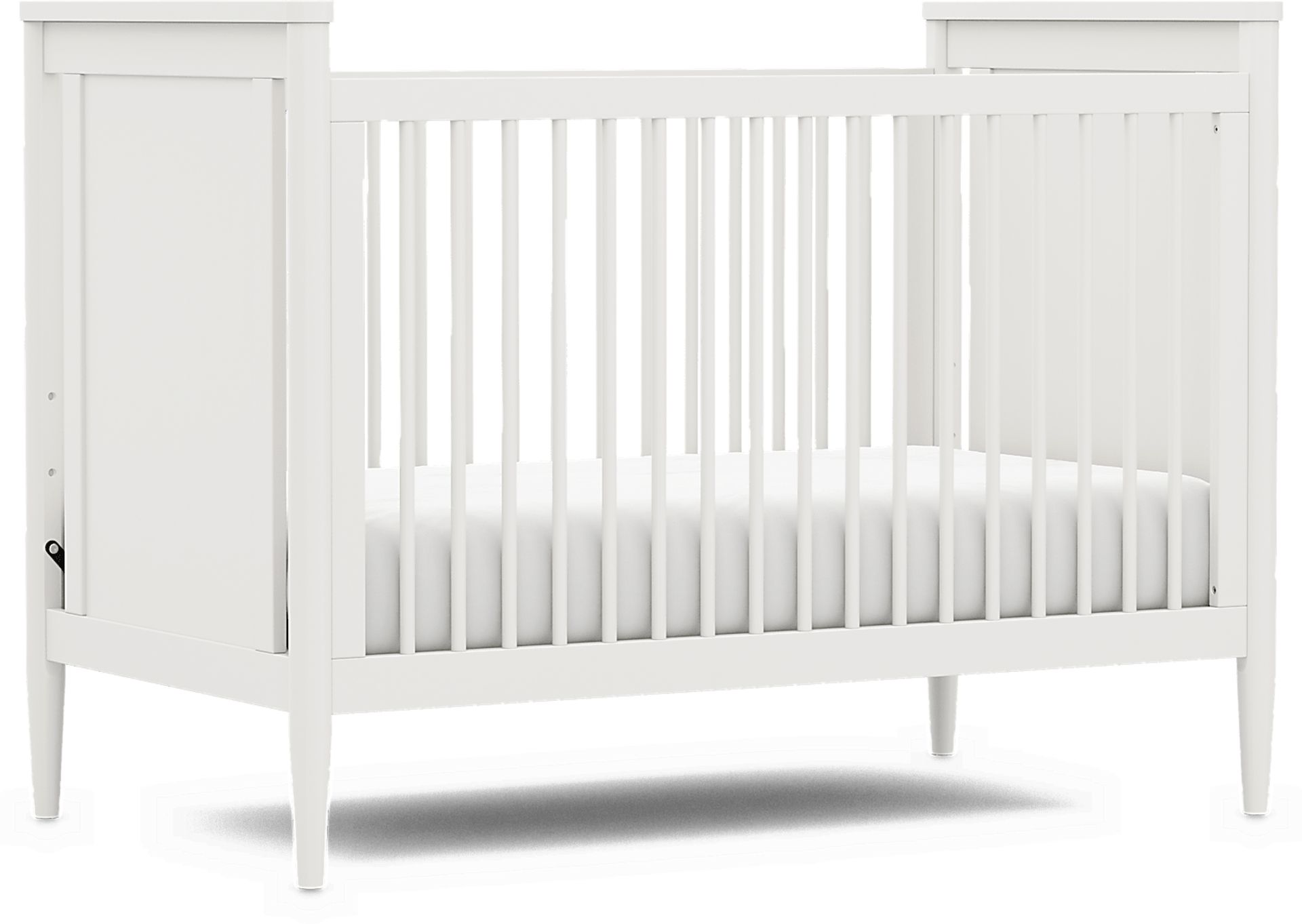 Kids Modern Colors White 3-in-1 Convertible Crib - Image 1