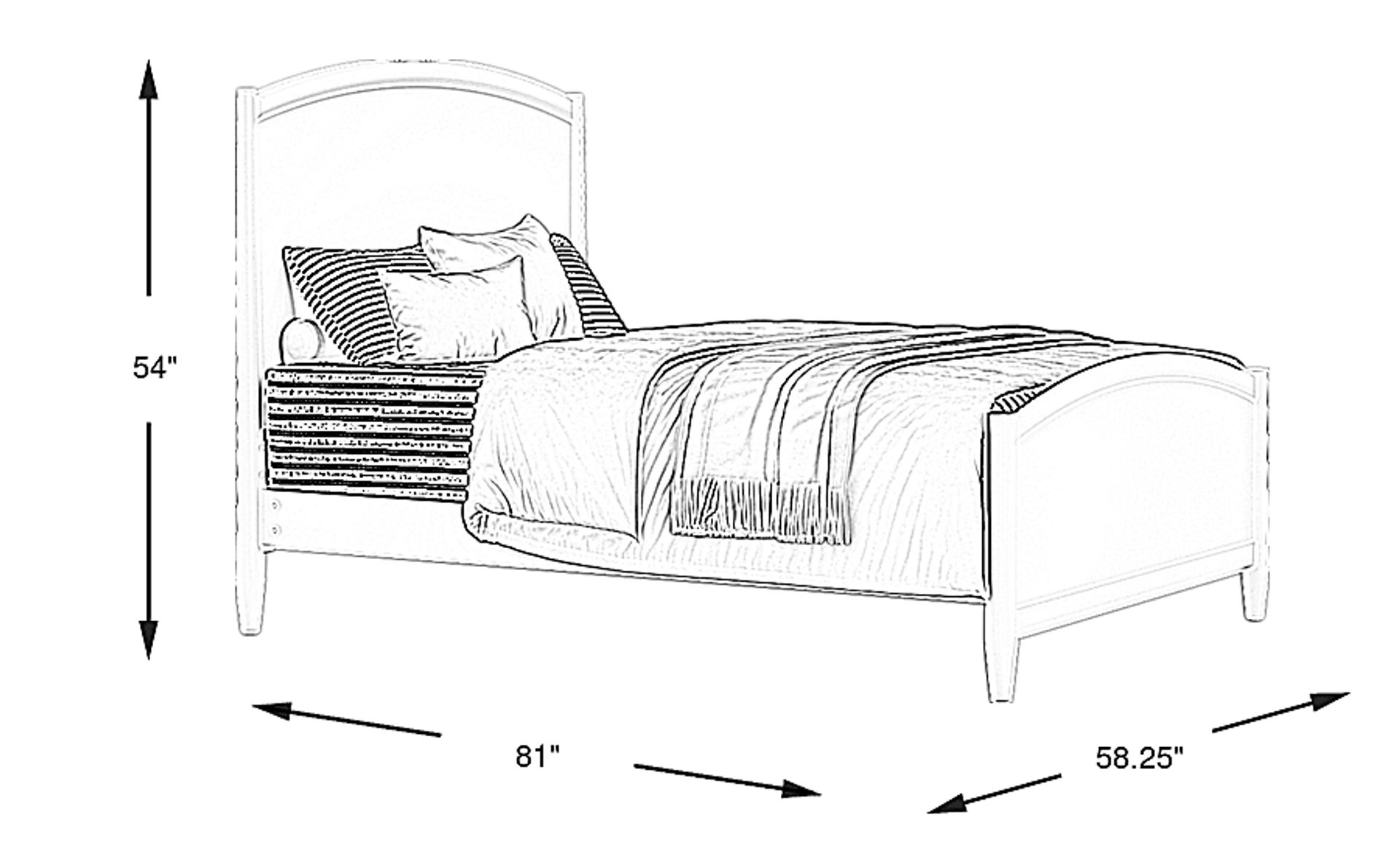 Dimension Image. Please refer to the Dimension Tab on this page for dimension details.