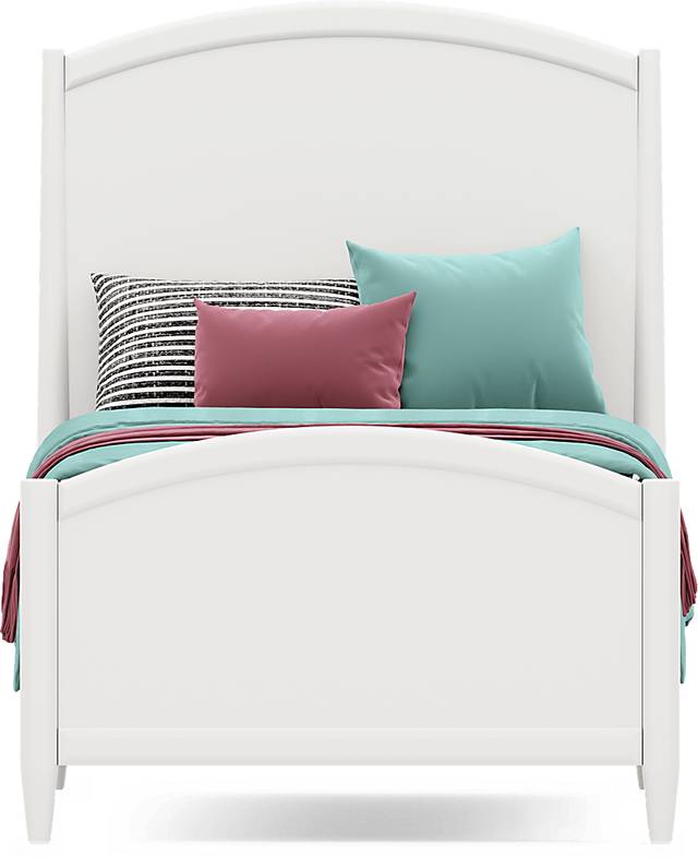 Kids Modern Colors White Twin XL Panel Bedroom - Thumbnail - Image 4