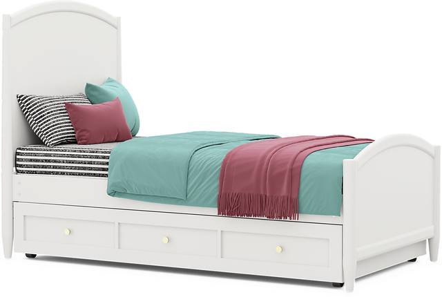 Kids Modern Colors White Twin XL Panel Bedroom - Thumbnail - Image 6