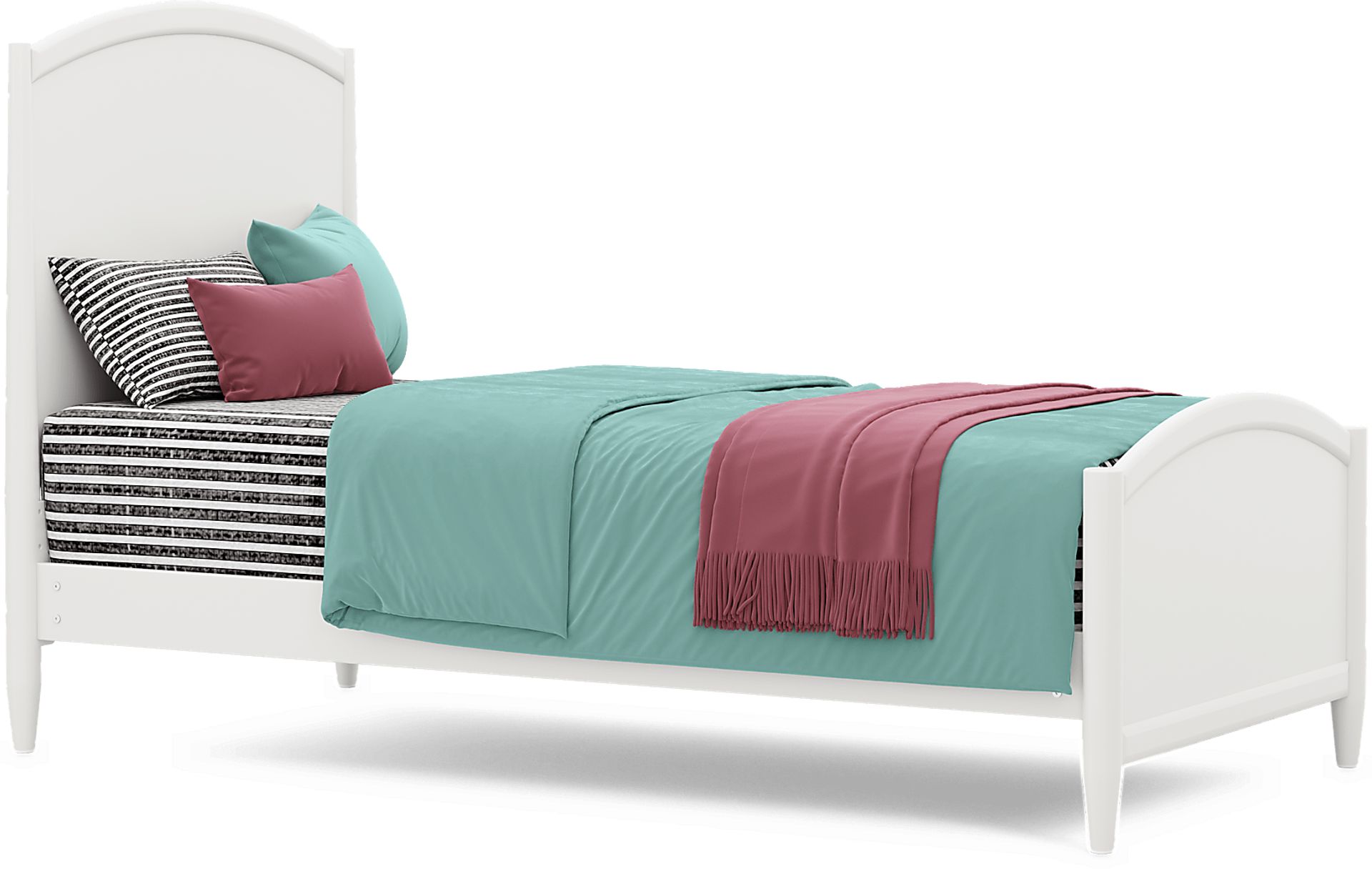 Kids Modern Colors Pink Twin XL Panel Bedroom - Image 3