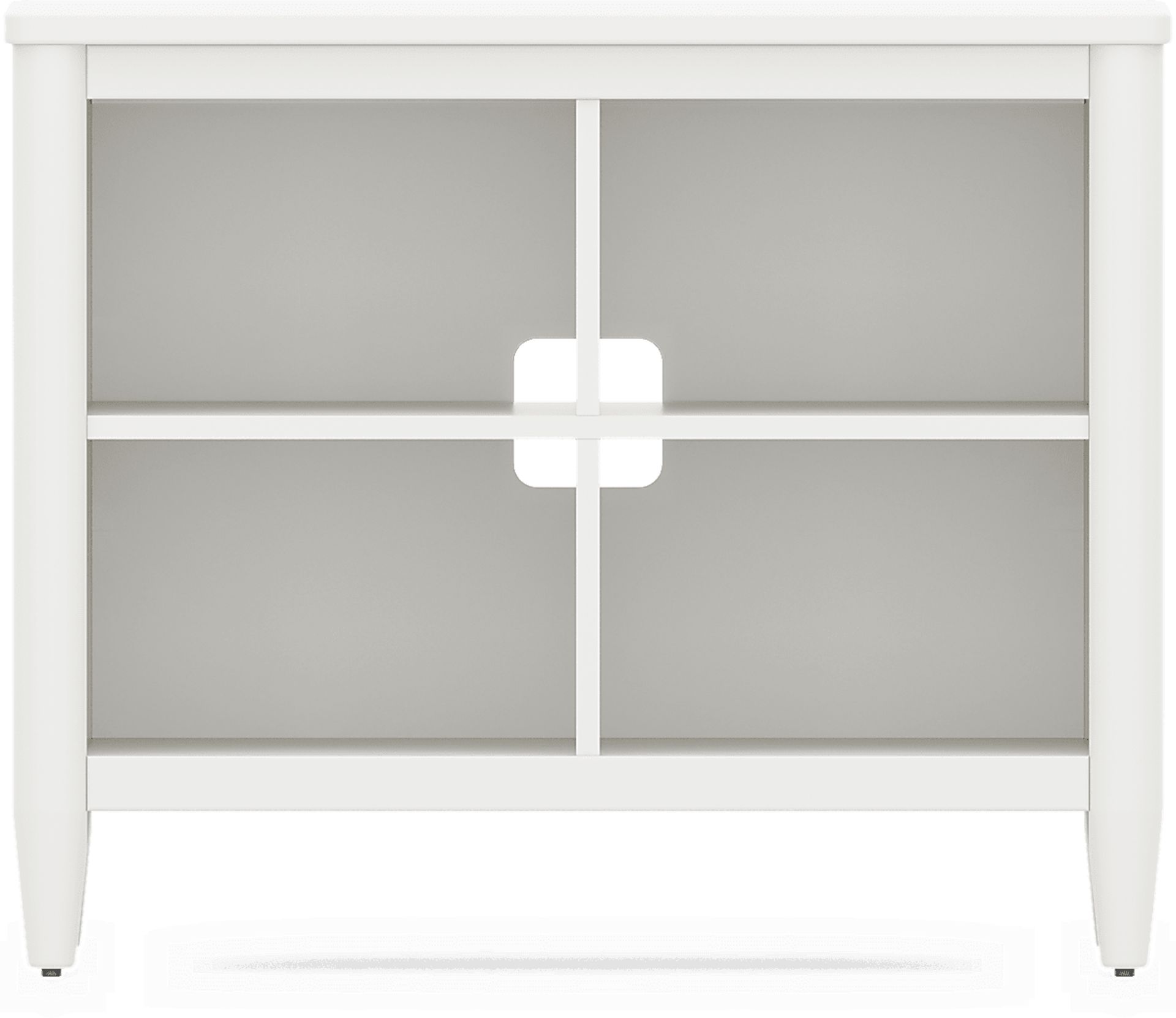 Kids Modern Colors White 37" Bookcase - Image 1