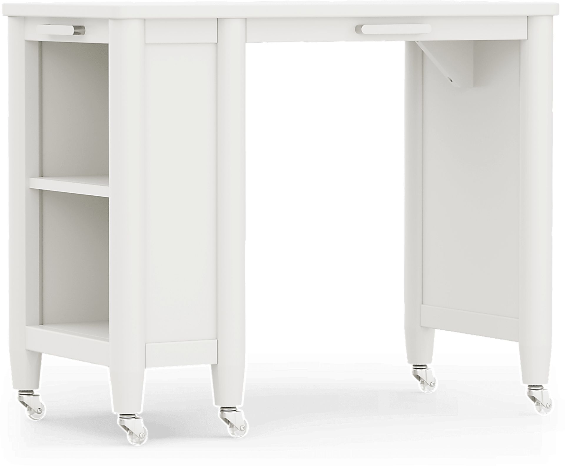 Kids Modern Colors White Caster Desk - Image 2