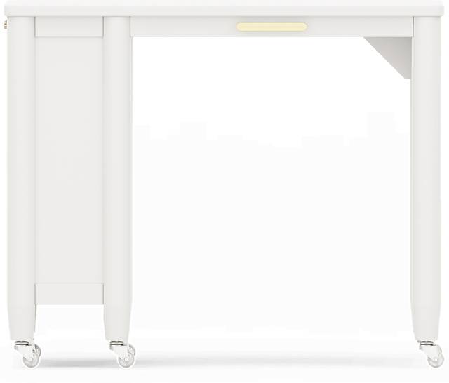 Kids Modern Colors White Caster Desk - Thumbnail - Image 3