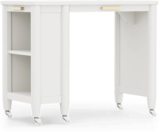 Kids Modern Colors White Caster Desk - Thumbnail - Image 4