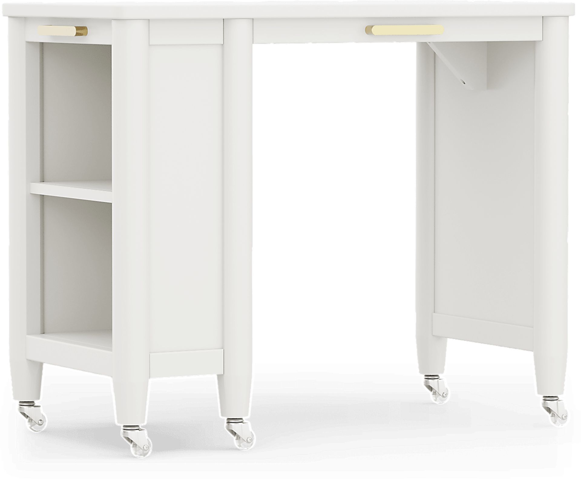 Kids Modern Colors White Caster Desk - Image 4