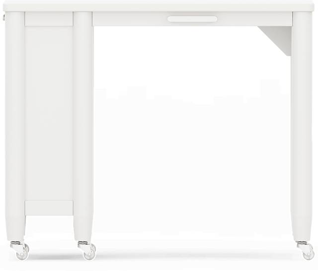 Kids Modern Colors White Caster Desk - Thumbnail - Image 1