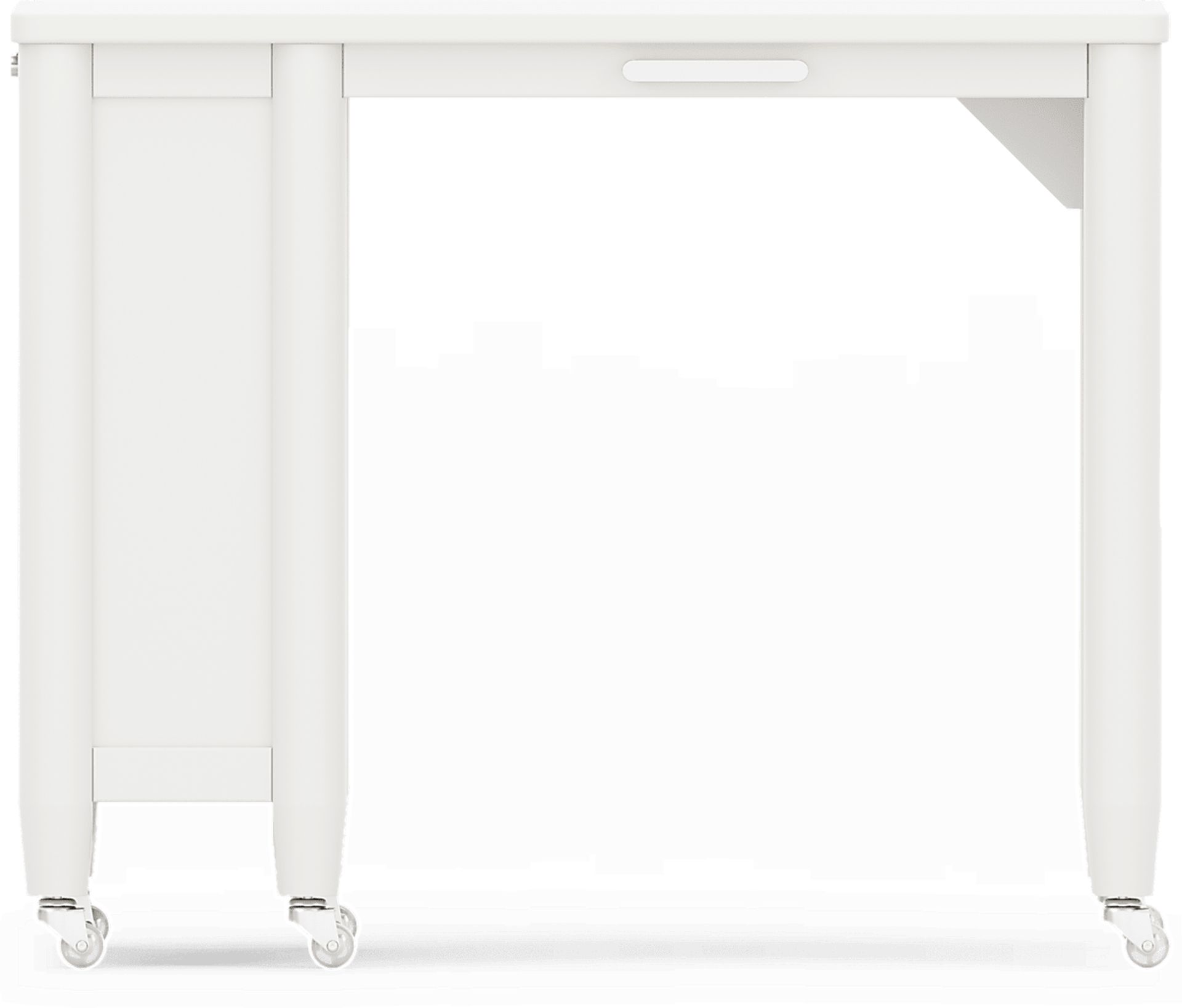 Kids Modern Colors White Caster Desk - Image 1
