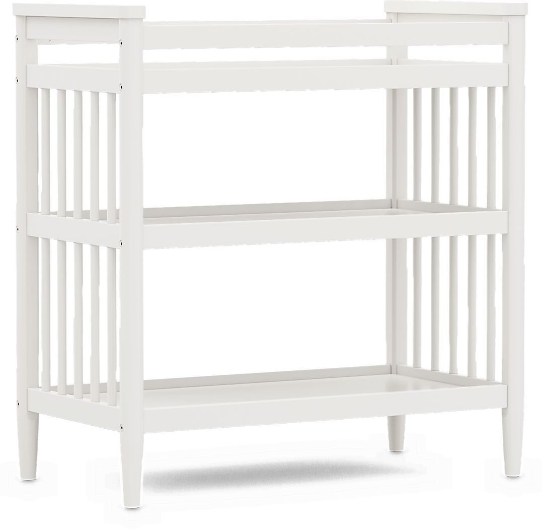 Kids Modern Colors White Changing Table