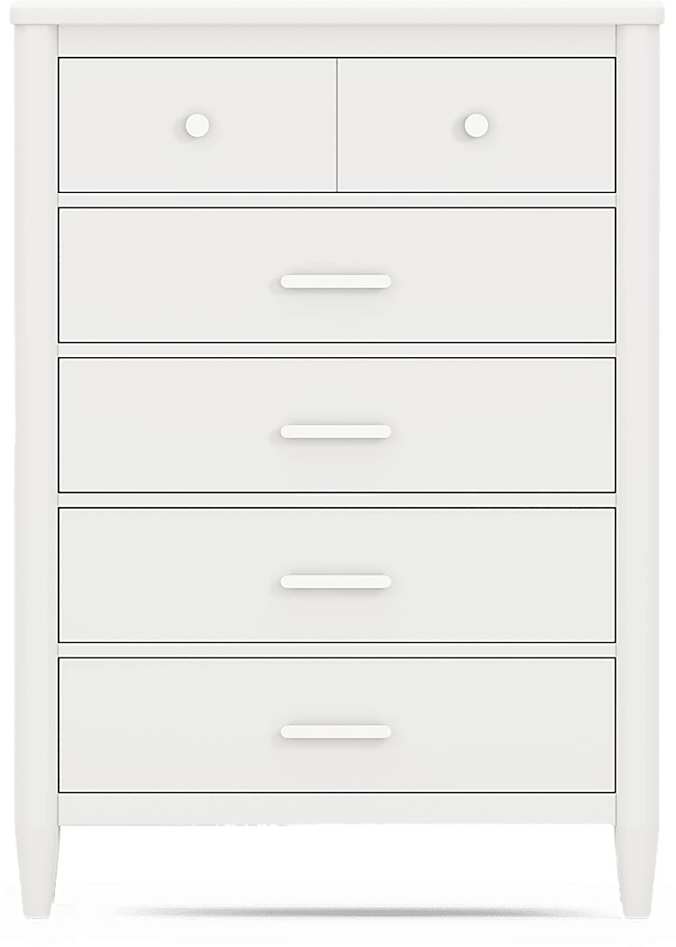 Kids Modern Colors White Chest