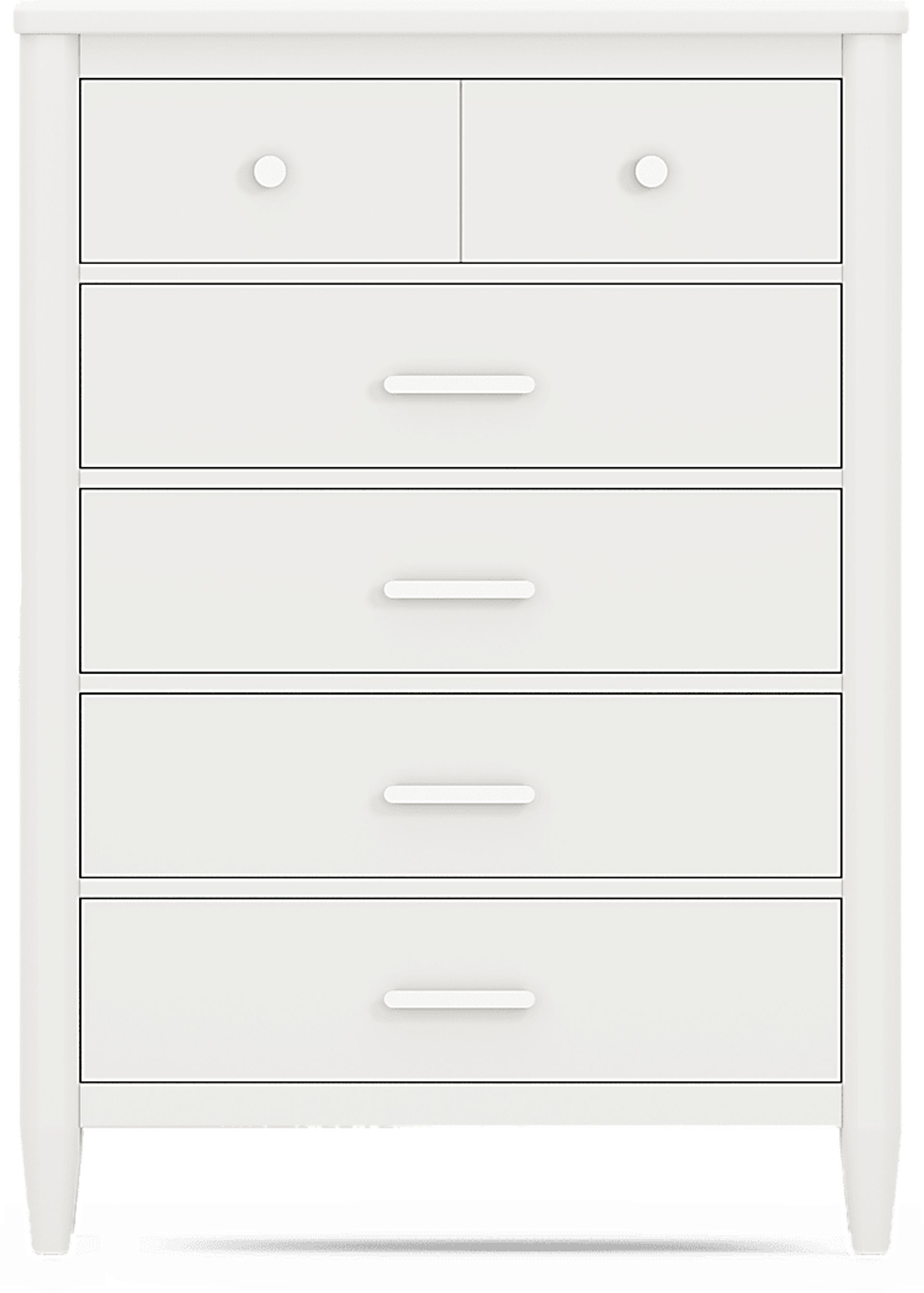Kids Modern Colors White Chest - Image 1