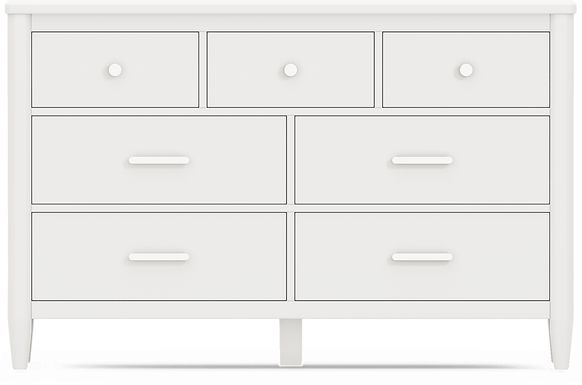 Kids Modern Colors White Dresser