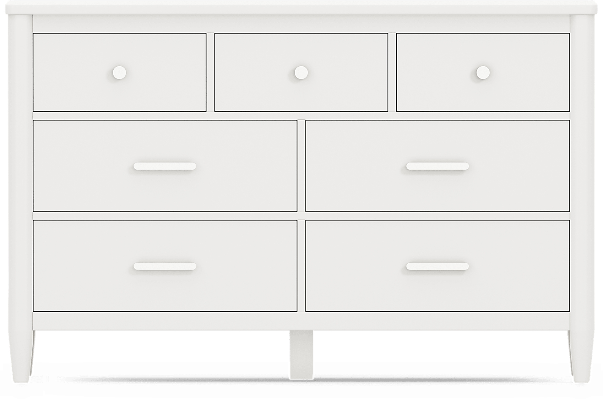 white dresser