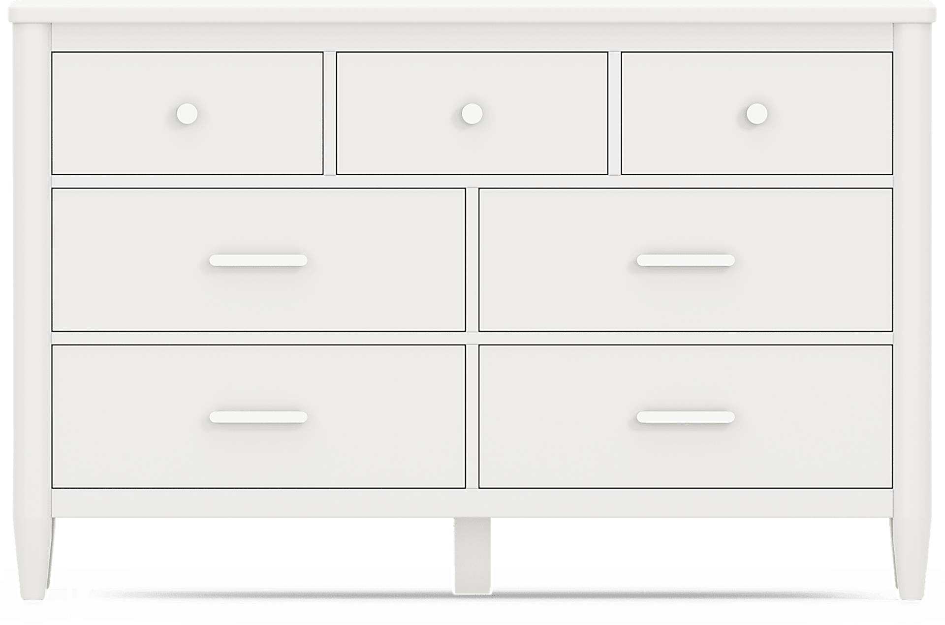 white dresser